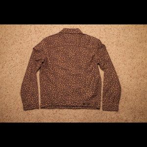 levis cheetah print trucker jacket